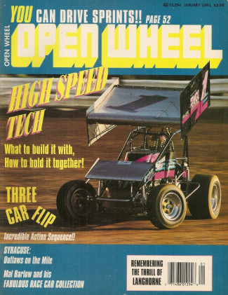 OPEN WHEEL 1991 JAN - FUNK’s WINCHESTER, LANGHORNE, MAL BARLOW COLLECTION
